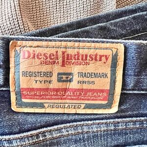 Diesel Indigo Straight Leg Jeans
